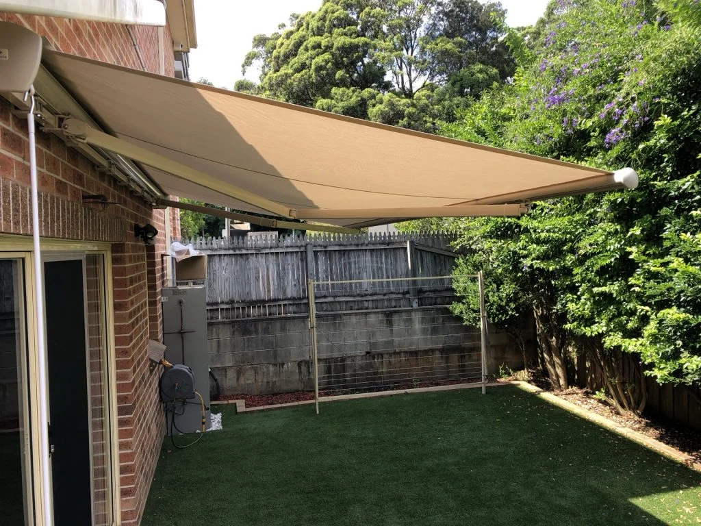 AJL folding arm awning installation, Melbourne