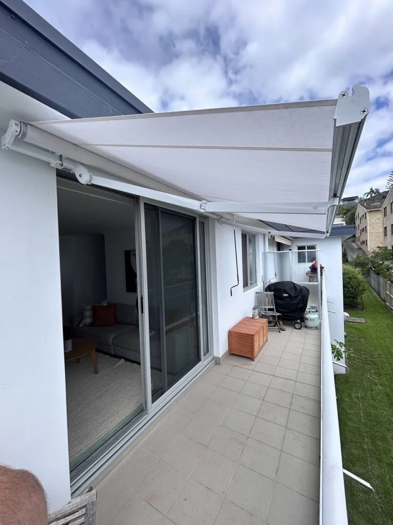 AJL folding arm awning installation, Melbourne